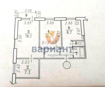 Продажа квартиры Омск. проспект Менделеева 23