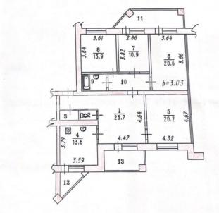 Продажа квартиры Омск. проспект Комарова, 9