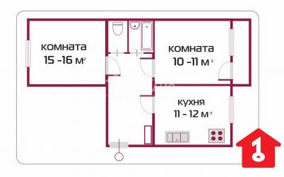 Продажа квартиры Омск. улица Багратиона, 86