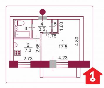 Продажа квартиры Омск. Мельничная улица, 89к6