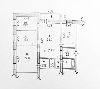 Продажа квартиры Омск. Хлебная улица 33