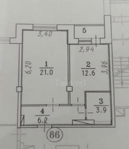 Продажа квартиры Омск. Комарова проспект, 21 к1