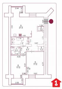 Продажа квартиры Омск. Лесной проезд, 4Б