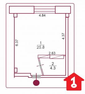 Продажа квартиры Омск. Мельничная улица, 87к3