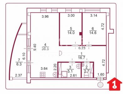 Продажа квартиры Омск. улица Декабристов, 114