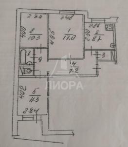 Продажа квартиры Омск. 11-й микрорайон, Конева, 26