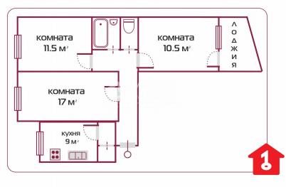 Продажа квартиры Омск. Лесной проезд, 10