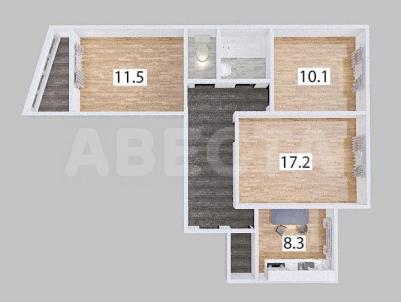 Продажа квартиры Омск. б-р. Архитекторов, 3/8