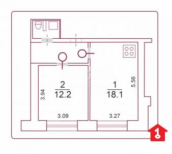 Продажа квартиры Омск. улица Энтузиастов, 16