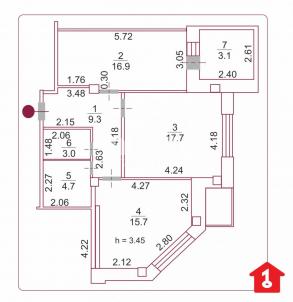 Продажа квартиры Омск. бульвар Архитекторов, 21