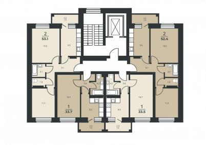 Продажа новостройки Омск. 6-й Амурский проезд 14