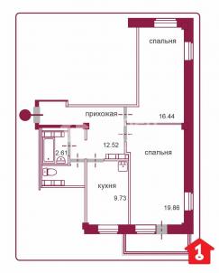 Продажа квартиры Омск. 21-я Амурская улица, 25