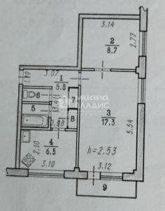 Продажа квартиры Омск. улица 75-й Гвардейской Бригады, 12А