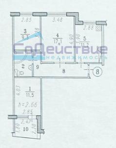 Продажа квартиры Омск. 5-й микрорайон, Степанца, 8а