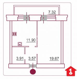 Продажа квартиры Омск. Успешная улица, 3/1