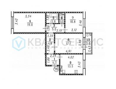 Продажа квартиры 21-я Амурская ул., 77