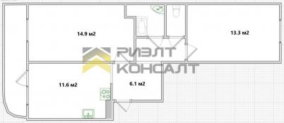 Продажа квартиры Омск. проспект Комарова, 11/3