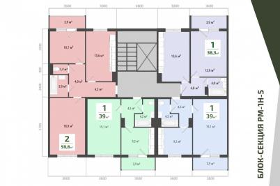 Продажа новостройки Омск.&nbsp;п Биофабрика, 18, корпус 1