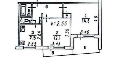 Продажа квартиры Омск. Московка-2, Ярослава Гашека, 6