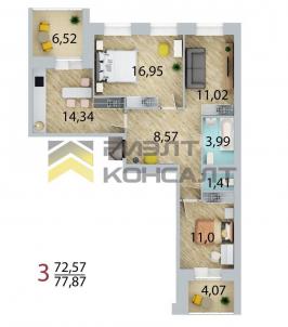 Продажа квартиры Омск. улица 3-я Енисейская, 28/1 Продажа квартиры Омск. улица 3-я Енисейская, 28/1