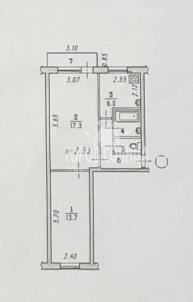 Продажа квартиры Омск. 2-й микрорайон, Дианова, 7г