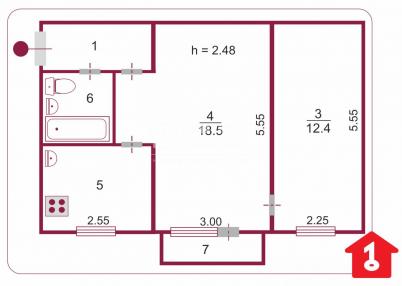 Продажа квартиры Омск. Российская улица, 11