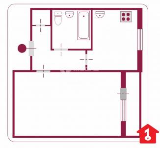 Продажа квартиры Омск. улица Перелёта, 2