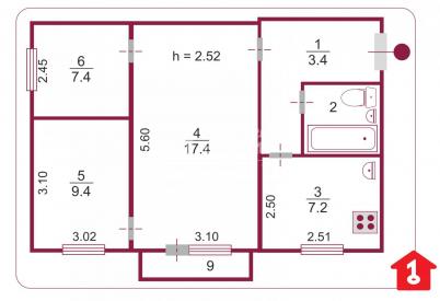 Продажа квартиры Омск. улица Романенко, 5