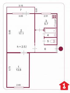 Продажа квартиры Омск. Моторная улица, 4