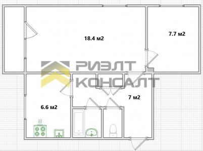 Продажа квартиры Омск. улица Рождественского, 11