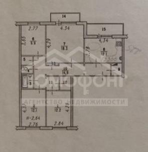 Продажа квартиры Омск. Рабочая 15-я, 88