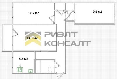 Продажа квартиры Омск. улица Гуртьева, 4А