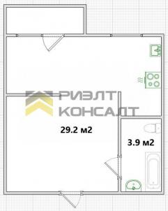 Продажа квартиры Омск. улица Осоавиахимовская, 181, к.1