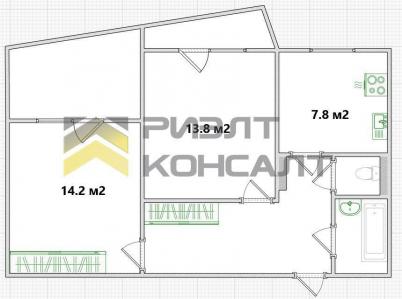 Продажа квартиры Омск. улица В.Ф.Маргелова, 355