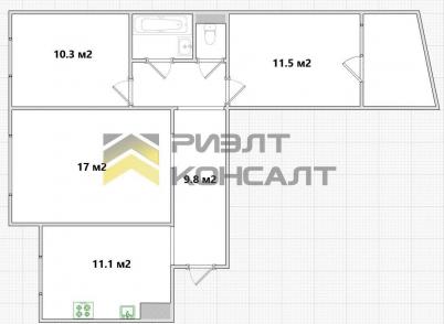 Продажа квартиры Омск. улица Завертяева, 13