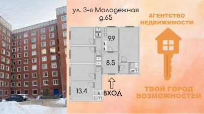 Продажа квартиры Омск. Молодежная 3-я, 65 Продажа квартиры Омск. Молодежная 3-я, 65