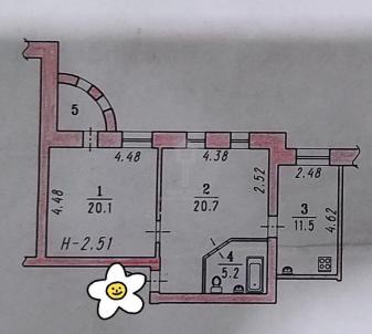 Продажа квартиры Омск. Комкова, 4/1