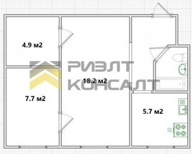 Продажа квартиры Омск. улица Всеволода Иванова, 17