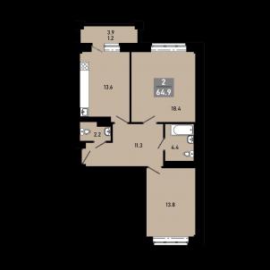 Продажа новостройки Омск.&nbsp;ул Перелета, 1