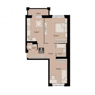 Продажа новостройки Омск.&nbsp;ул Перелета, 1