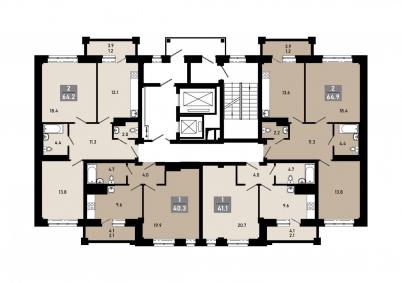 Продажа новостройки Омск.&nbsp;ул Перелета, 1