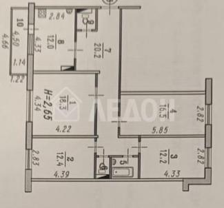 Продажа квартиры Дианова ул., 20, к 1