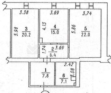 Продажа квартиры Омский. Ростовка п.. Ростовка п., 28