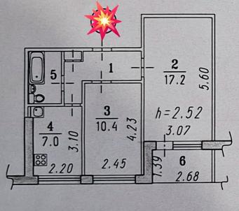 Продажа квартиры Омск. проспект Мира 92