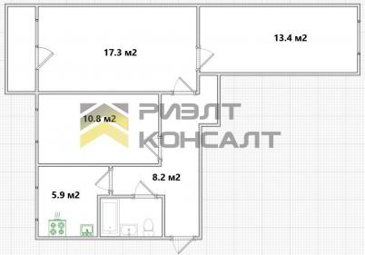 Продажа квартиры Омск. улица Бородина, 46А