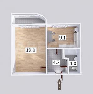 Продажа квартиры Омск. пр-кт. Космический, 14Ж/1 Продажа квартиры Омск. пр-кт. Космический, 14Ж/1