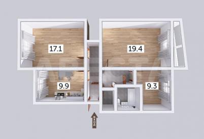 Продажа квартиры Омск. ул. Кирова, 18/1 Продажа квартиры Омск. ул. Кирова, 18/1