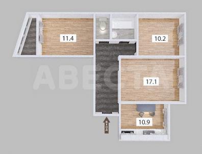 Продажа квартиры Омск. ул. 3-я Енисейская, 32/1 Продажа квартиры Омск. ул. 3-я Енисейская, 32/1