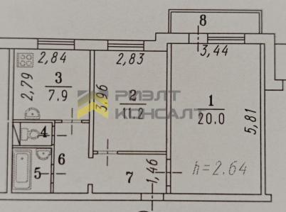 Продажа квартиры Омск. бульвар Зеленый, 6, к.1