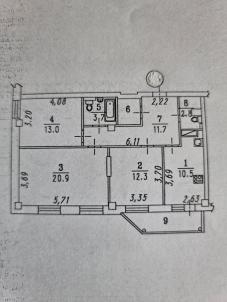 Продажа квартиры Омск. 1-я Ленинградская улица 25